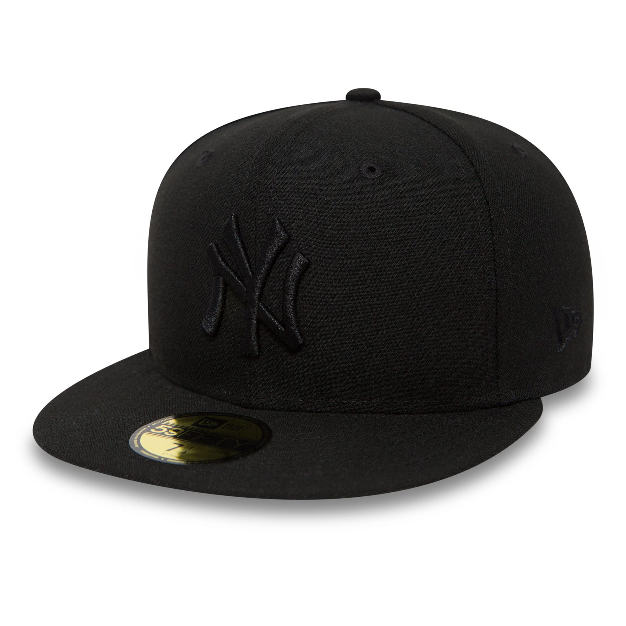 Black On Black New York Yankees Black 59FIFTY Fitted Cap-kentox