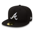 Atlanta Braves Essential Black 59FIFTY Cap-kentox