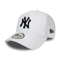 New York Yankees White A-Frame Trucker Cap-kentox