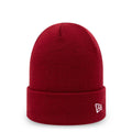 New Era Essential Maroon Cuff Beanie Hat-kentox