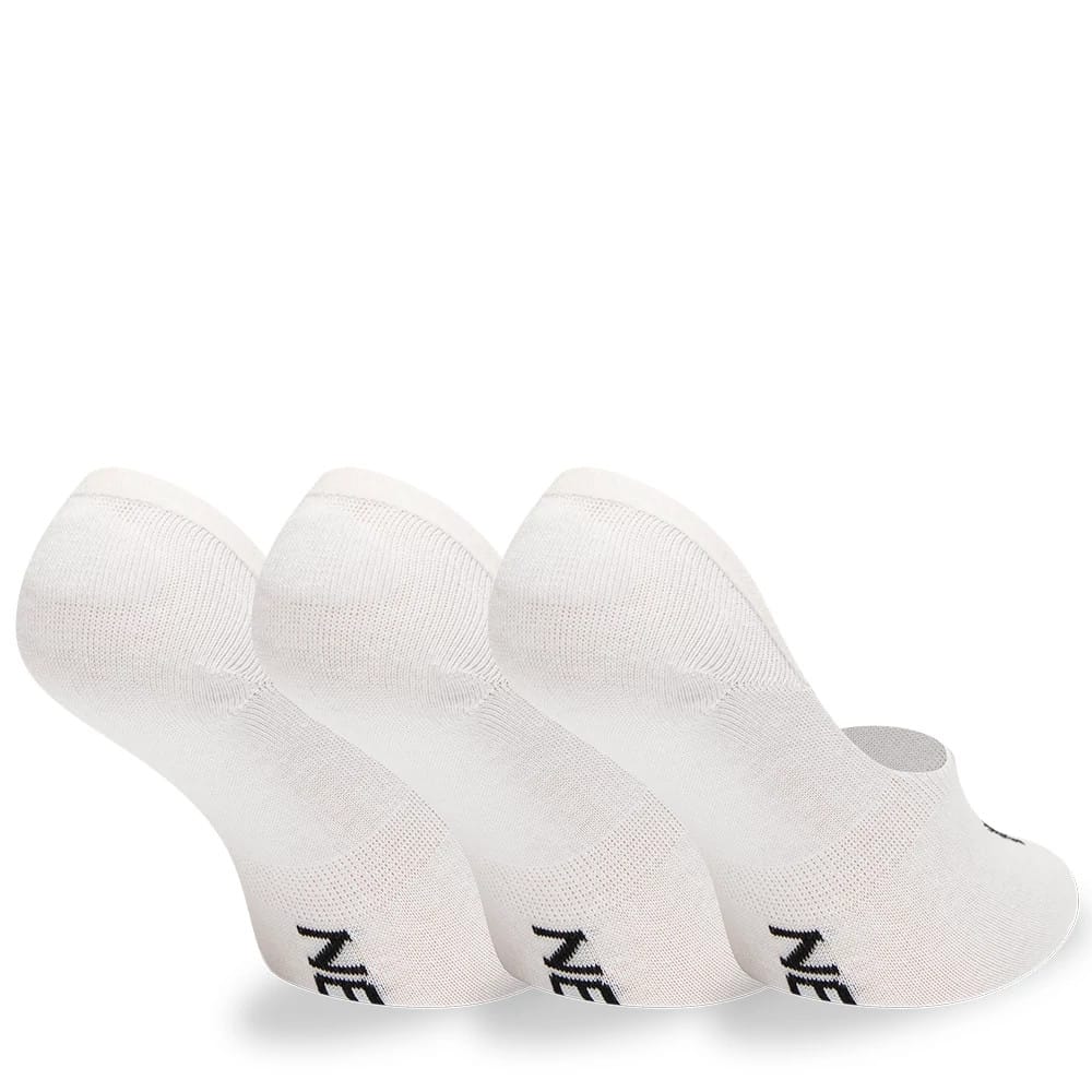 New Era Flag Invisible White Socks-kentox