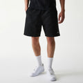 New Era Japan Woven Black Shorts-kentox