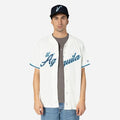 Veracruz Aguilas Mexico LMB On Field Cream On-Field Jersey-kentox