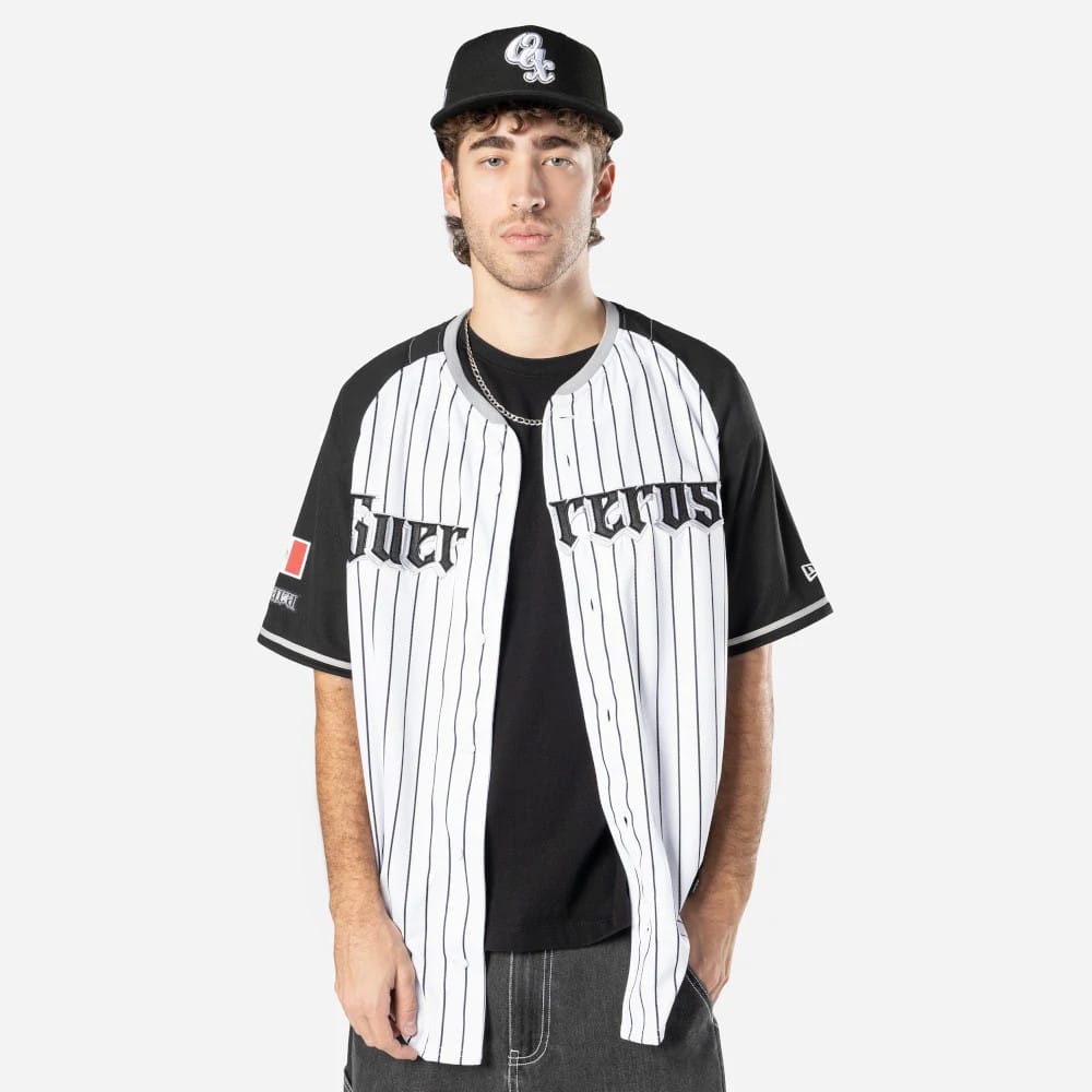 Oaxaca Guerreros Mexico LMB On Field White On-Field Jersey-kentox