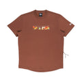 New Era Mountain Logo Open Brown T-Shirt-kentox