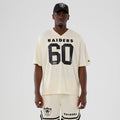 Las Vegas Raiders NFL Historic Cream Oversized T-Shirt-kentox