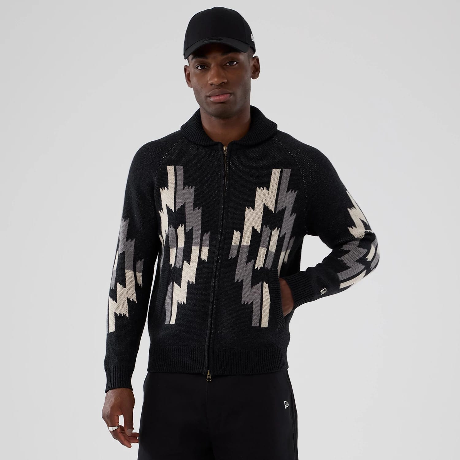 New Era Organic Cowichan Black Cardigan-kentox