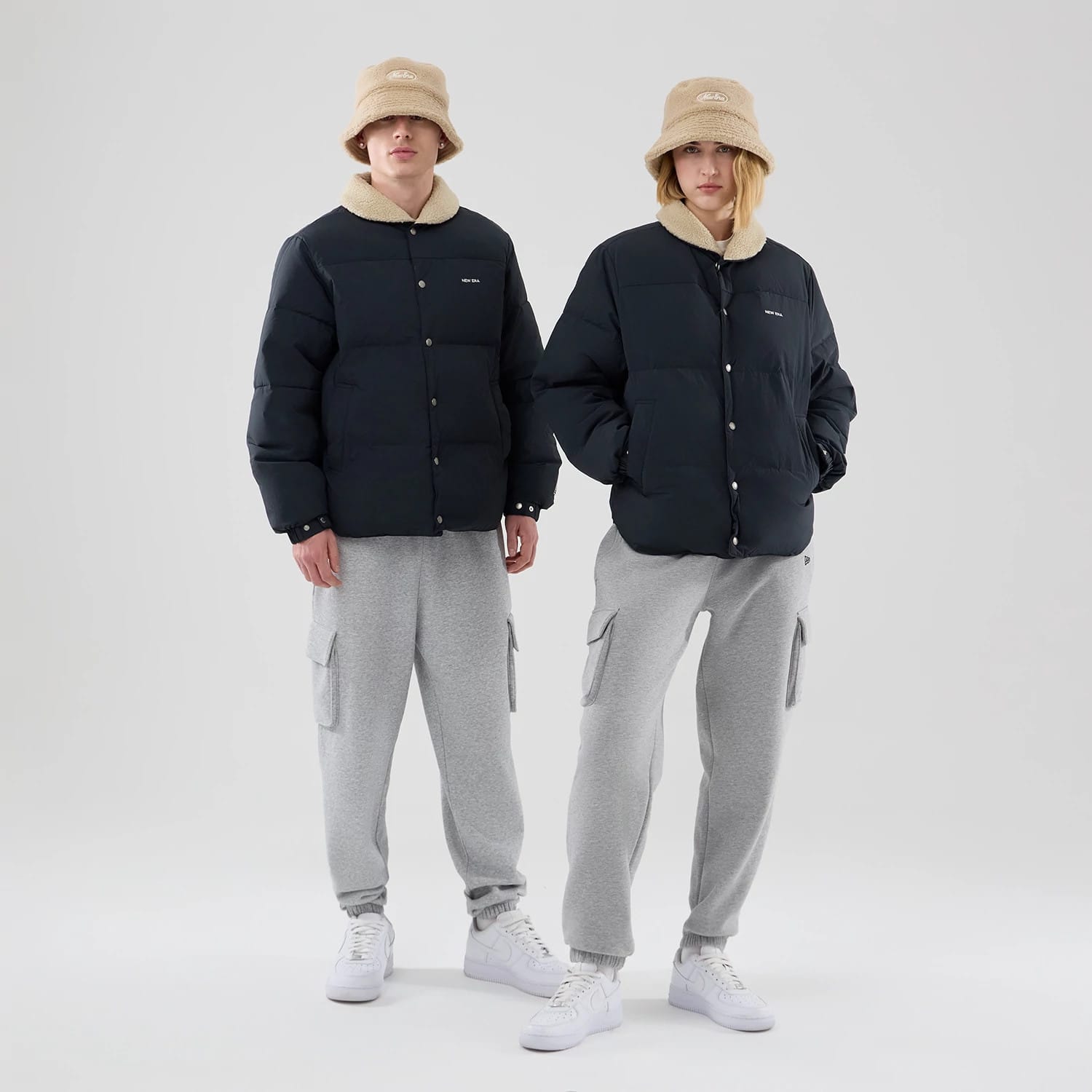 New Era Organic Boa Neck Navy Jacket-kentox