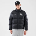 New York Yankees MLB Black Puffer Down Jacket-kentox