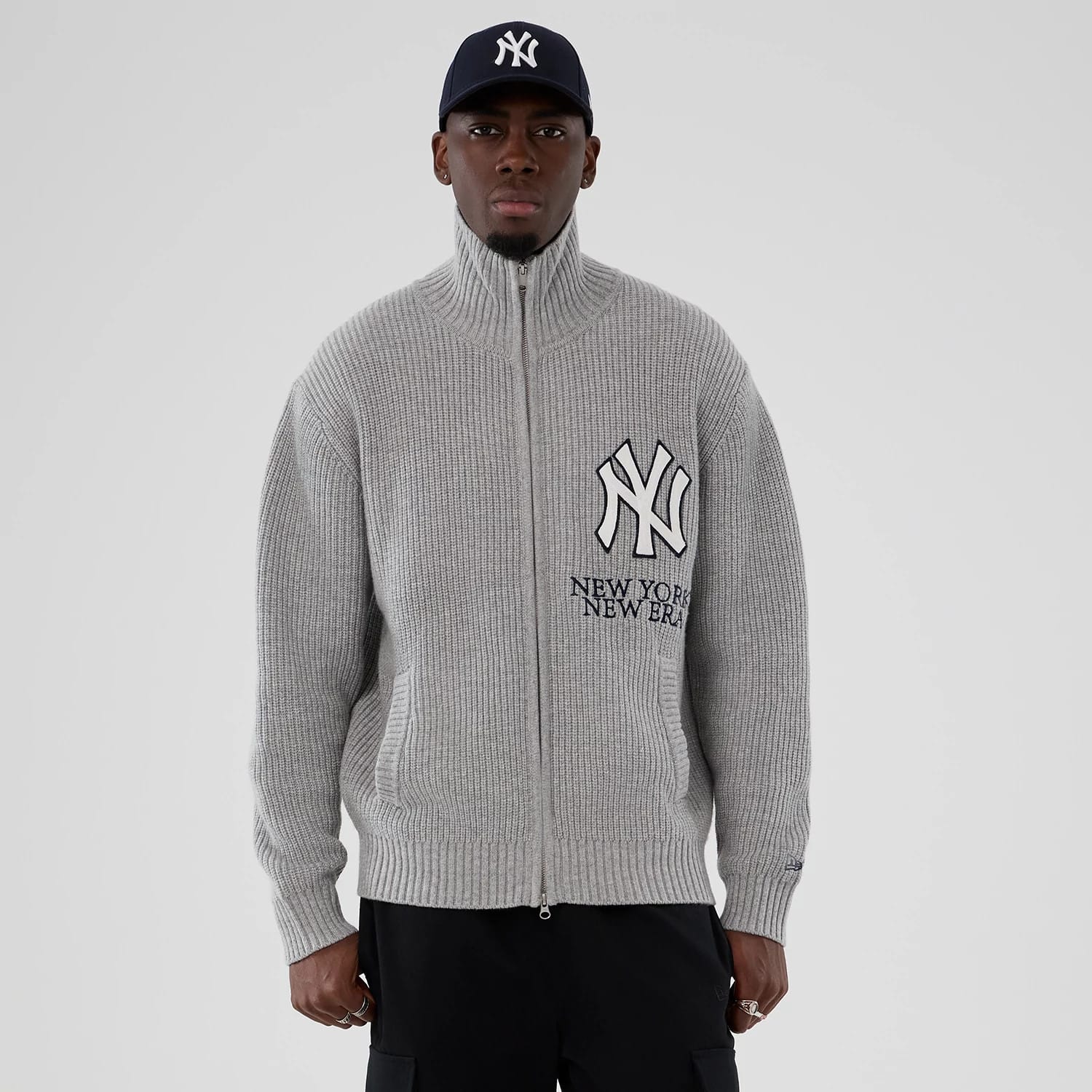 New York Yankees MLB Grey Cardigan-kentox