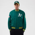 Oakland Athletics MLB Authentic Green Stadium Jacket-kentox