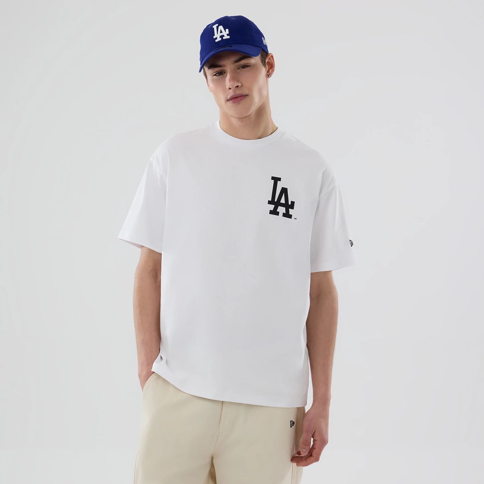 LA Dodgers MLB White T-Shirt-kentox