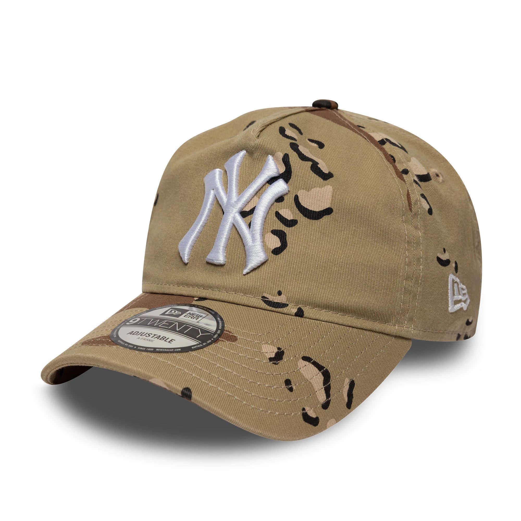 New York Yankees MLB Camo Reserve Desert Camo 9TWENTY A-Frame Adjustable Cap-kentox