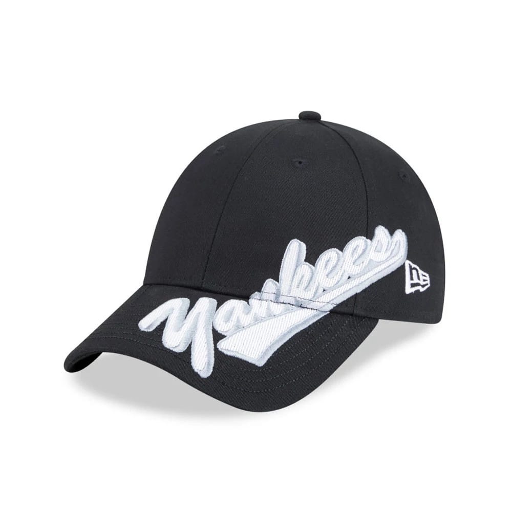 New York Yankees MLB Mix League Black 9FORTY Adjustable Cap-kentox