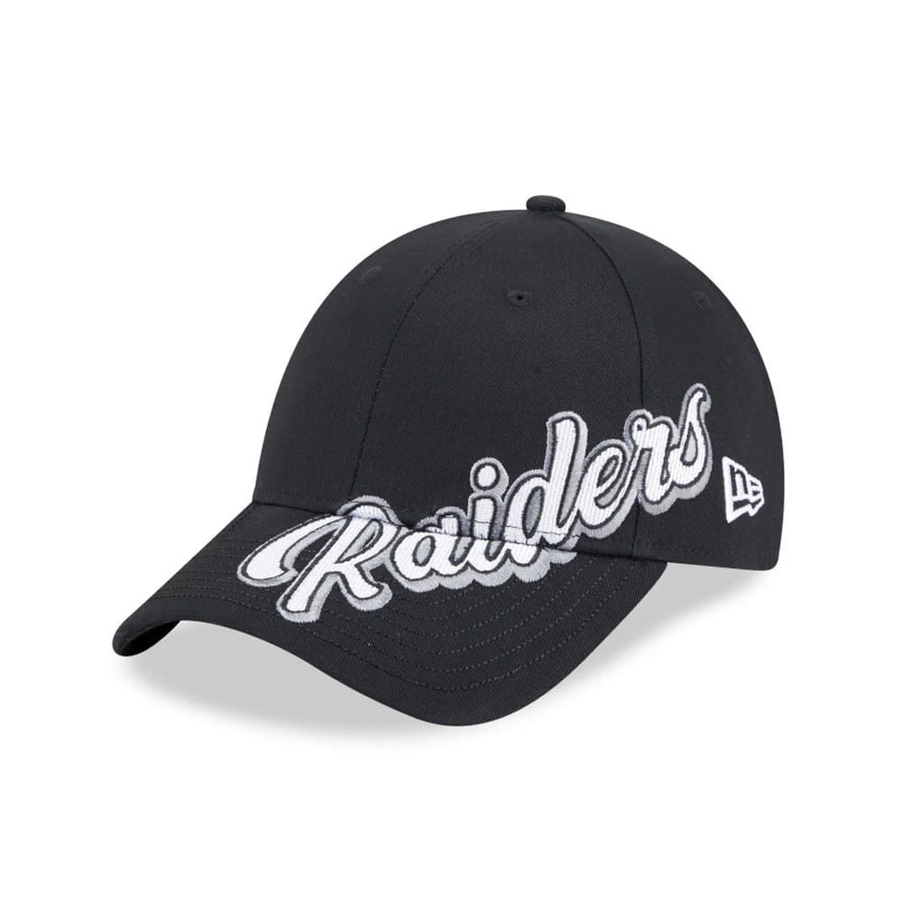 Las Vegas Raiders NFL Mix League Black 9FORTY Adjustable Cap-kentox