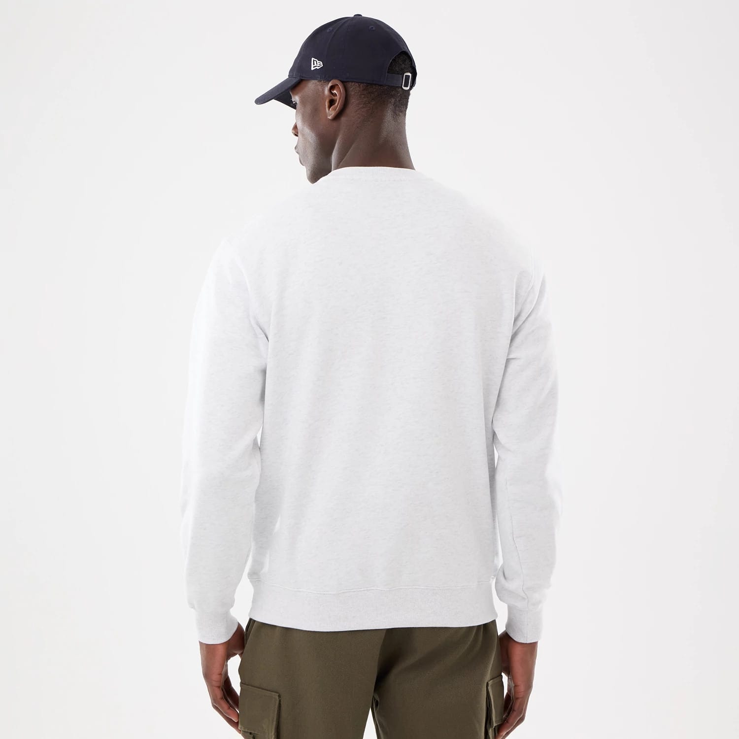 New York Yankees MLB Retro White Oversized Crew Neck Sweater-kentox