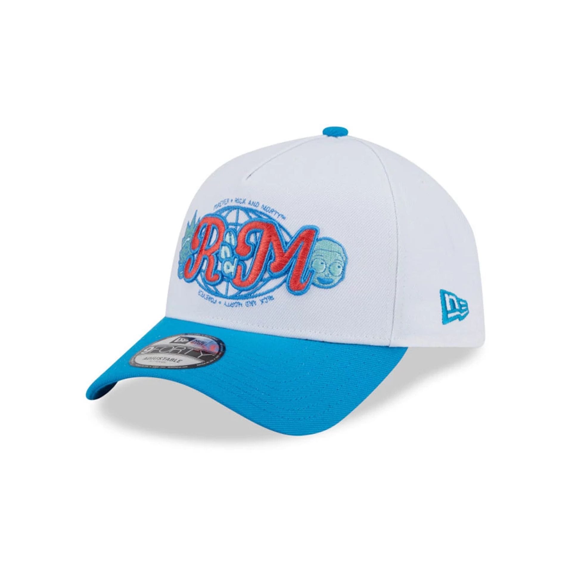 Rick And Morty White 9FORTY A-Frame Adjustable Cap-kentox