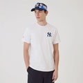 New York Yankees MLB Sakura White T-Shirt-kentox