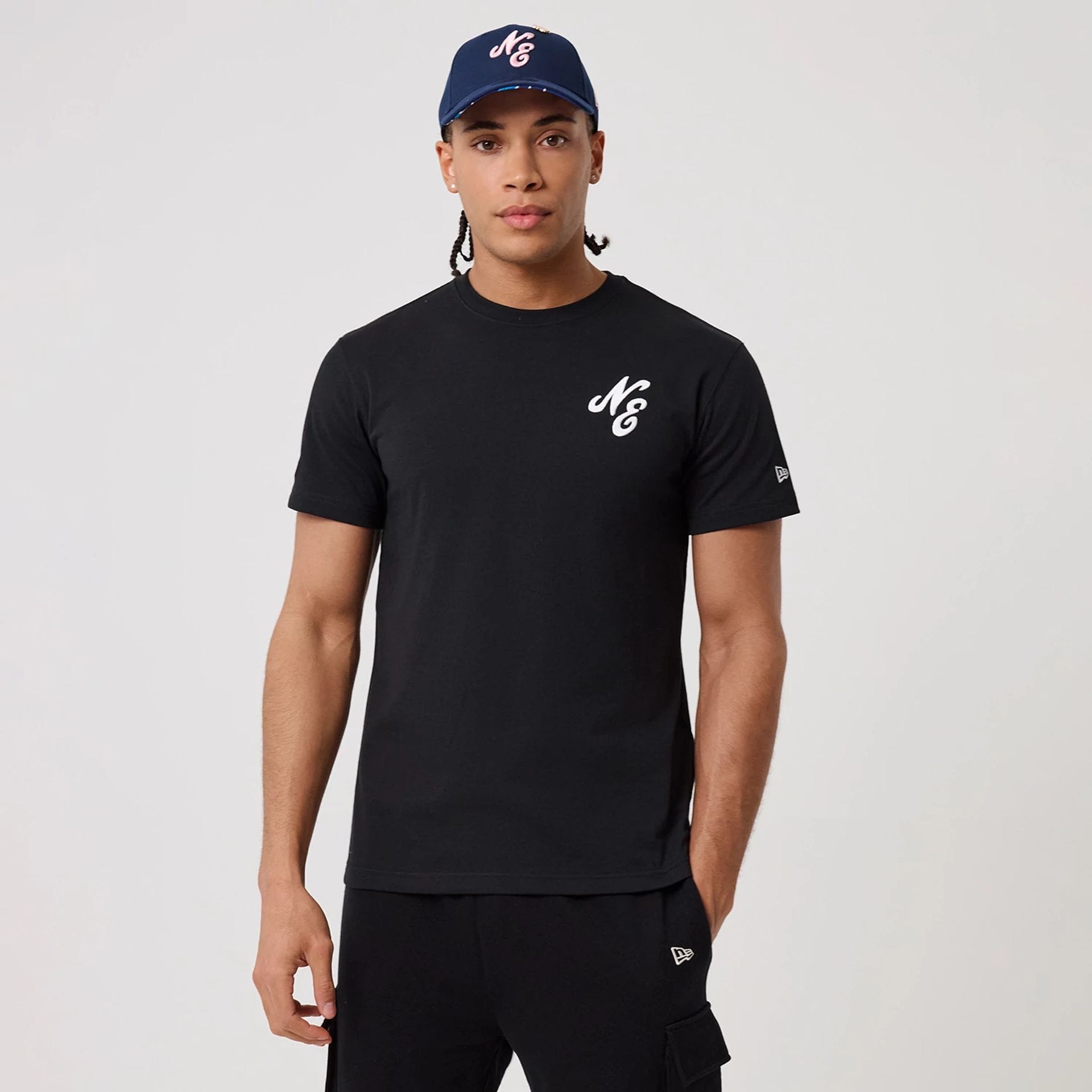 New Era Sakura Black T-Shirt-kentox