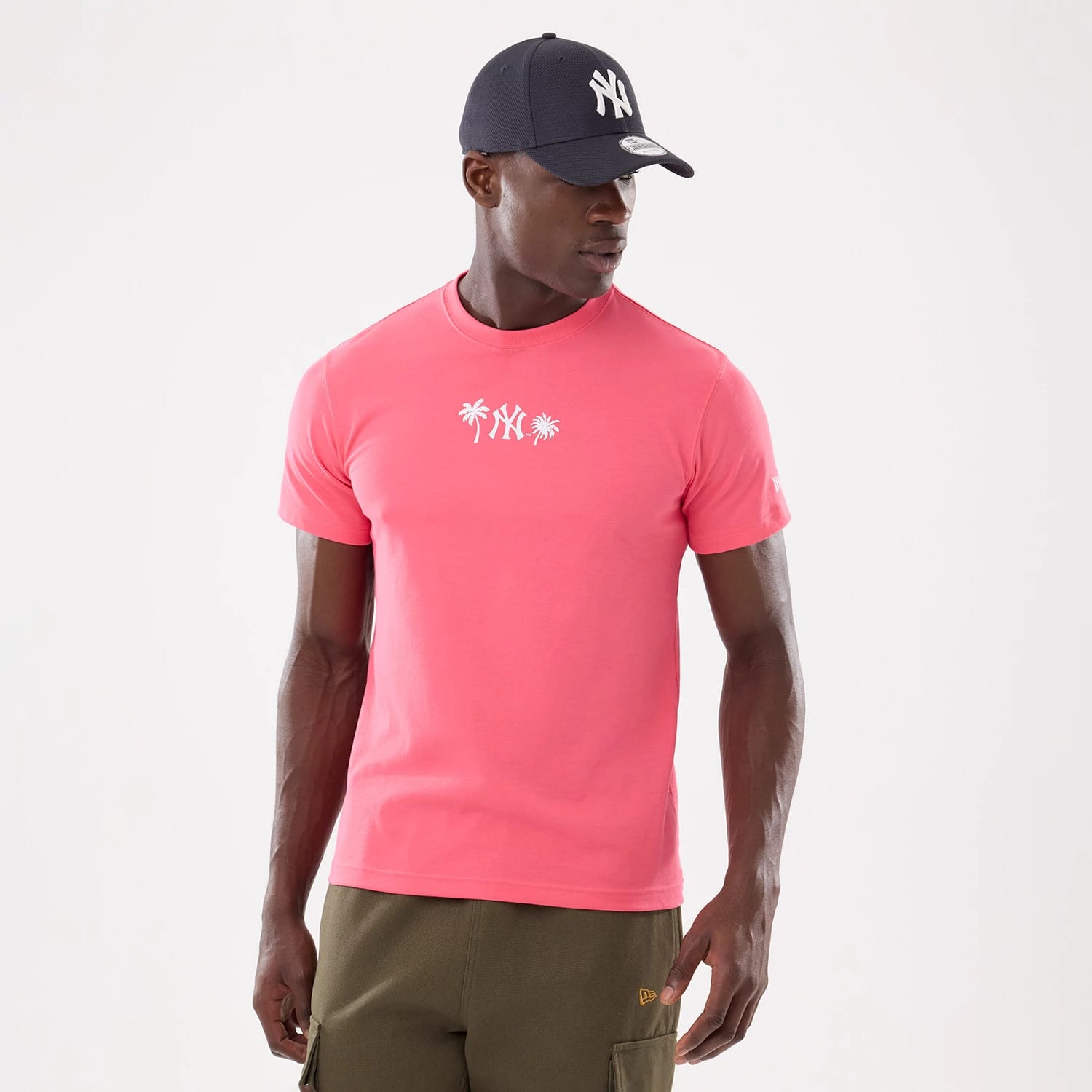 New York Yankees MLB Resort Pink T-Shirt-kentox