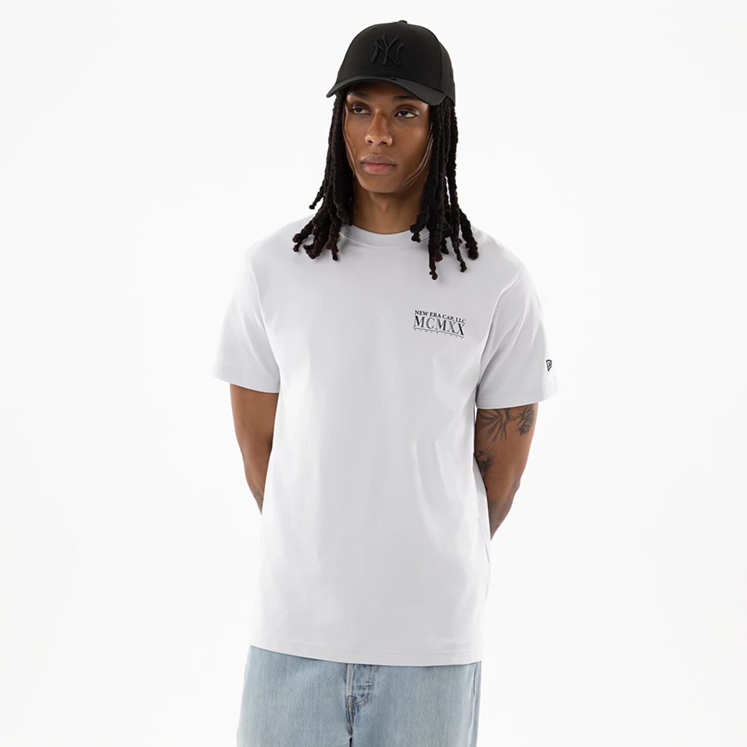 New Era Heritage White T-Shirt-kentox