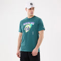 New Era SK8 Graphic Dark Green T-Shirt-kentox