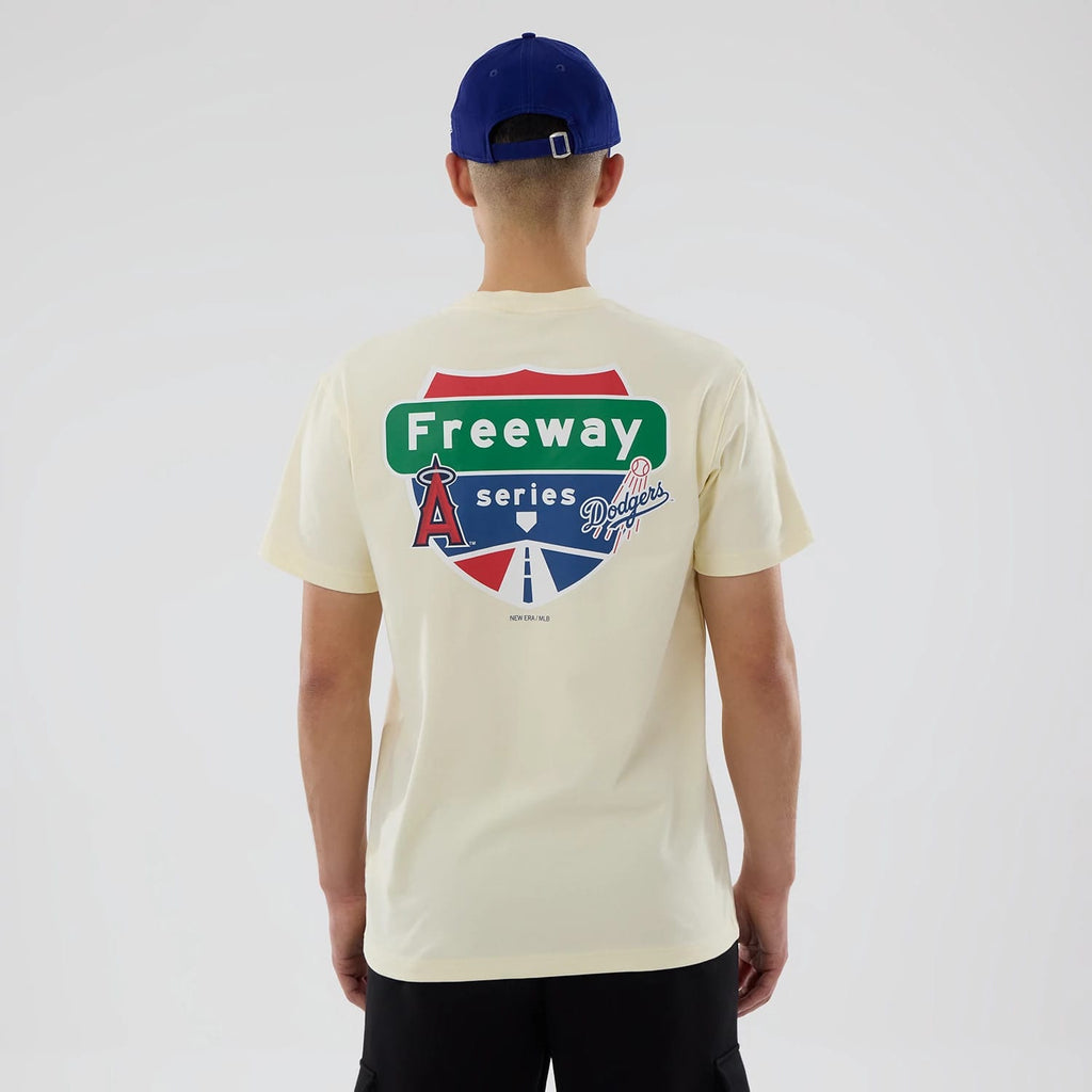 LA Dodgers MLB City Series Cream T-Shirt-kentox