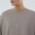 New Era NEC Logo Beige Oversized T-Shirt-kentox