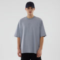 New Era NEC Logo Grey Oversized T-Shirt-kentox