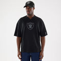 Las Vegas Raiders NFL Raiders Wear Black Mesh Oversized T-Shirt-kentox