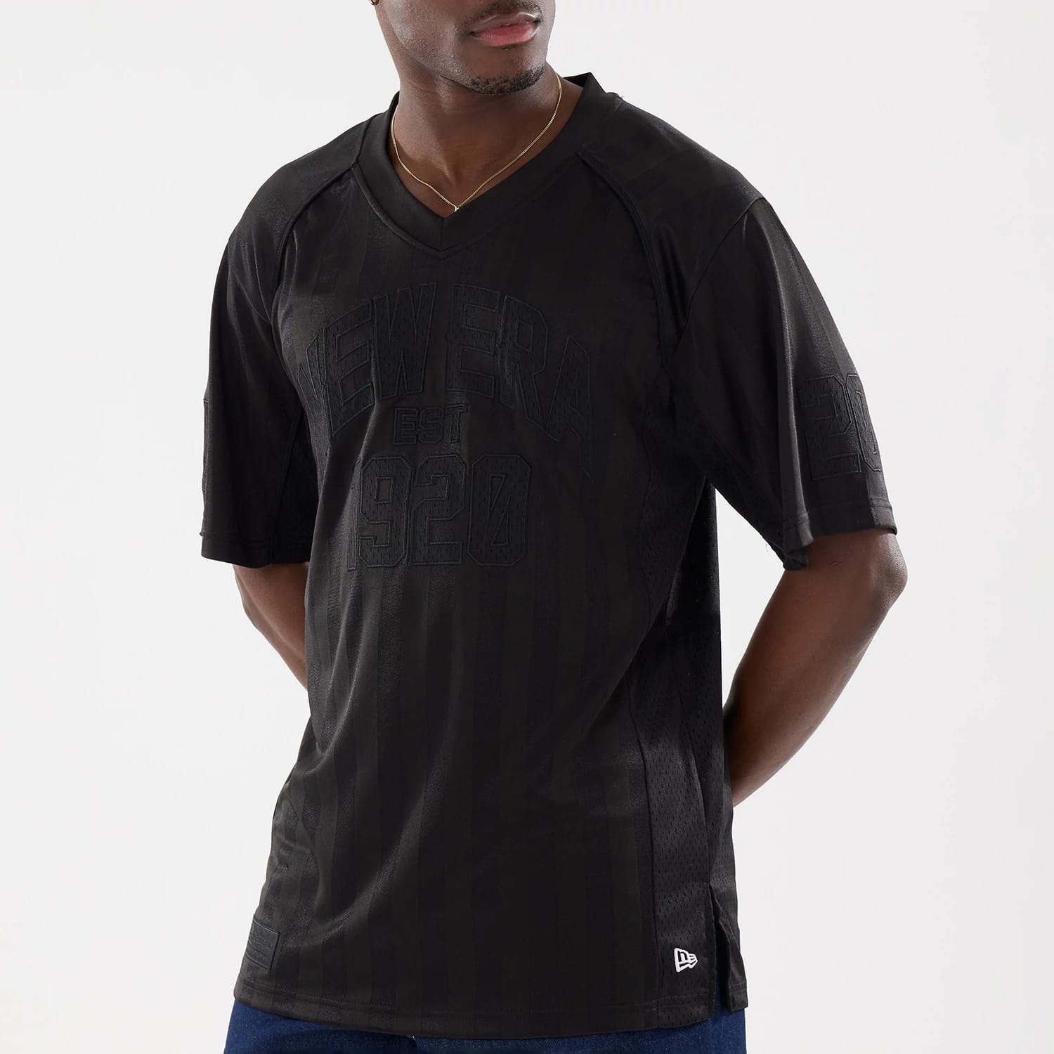 New Era Street Archived Black Mesh Jersey-kentox