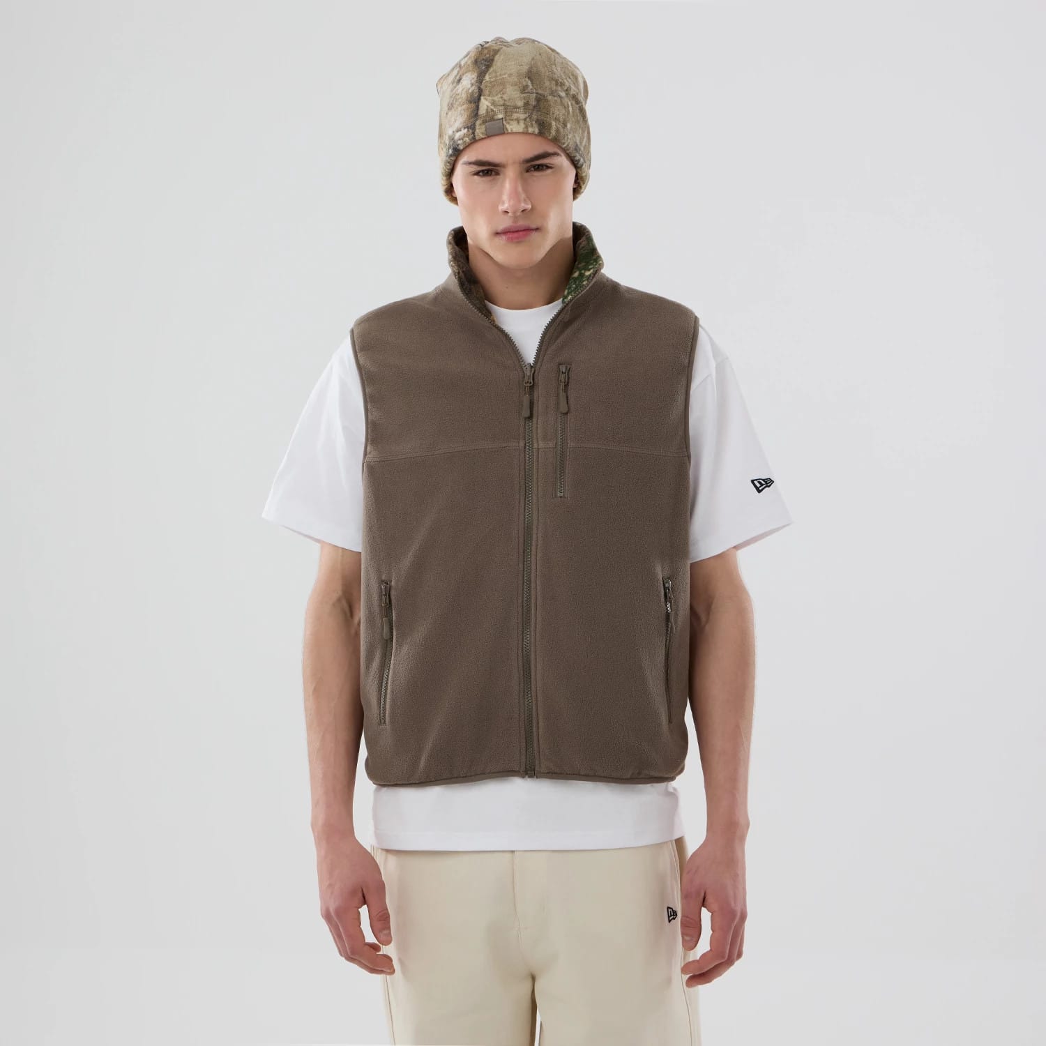 Thisisneverthat X New Era Revolution Fleece Real Tree Vest-kentox