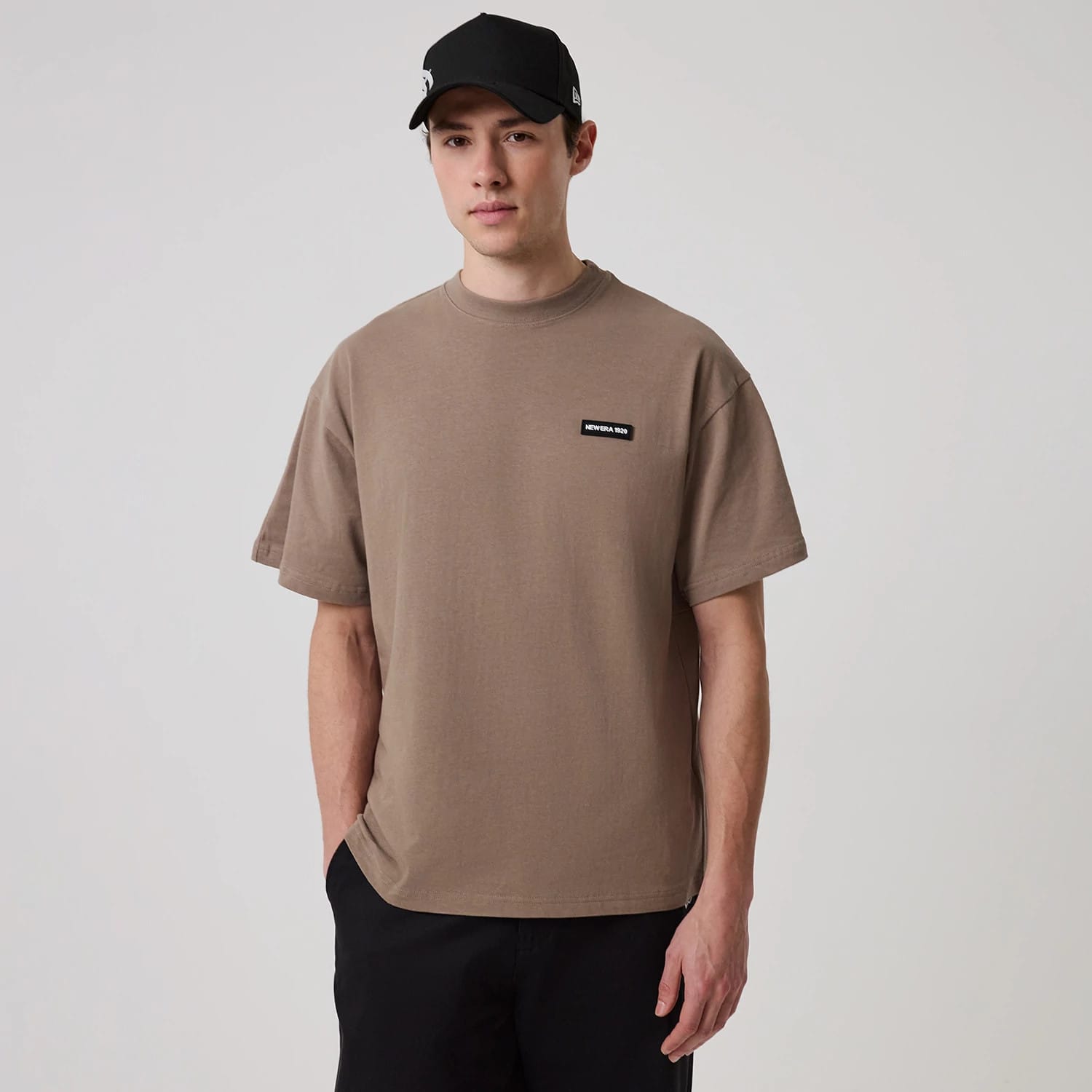 New Era Distressed Brown T-Shirt-kentox
