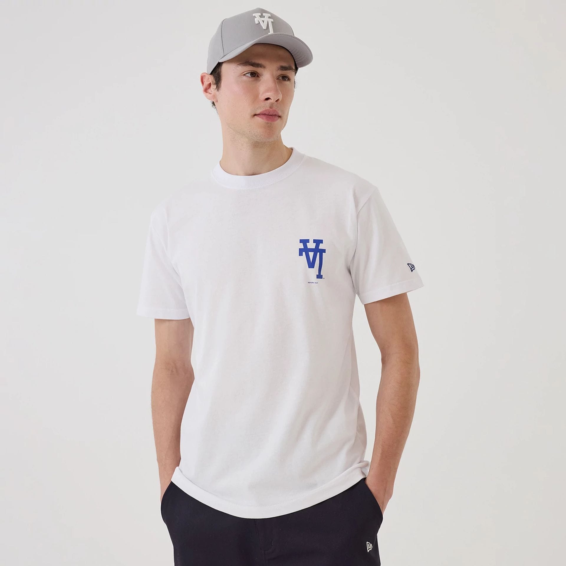 LA Dodgers MLB Upside Down White T-Shirt-kentox