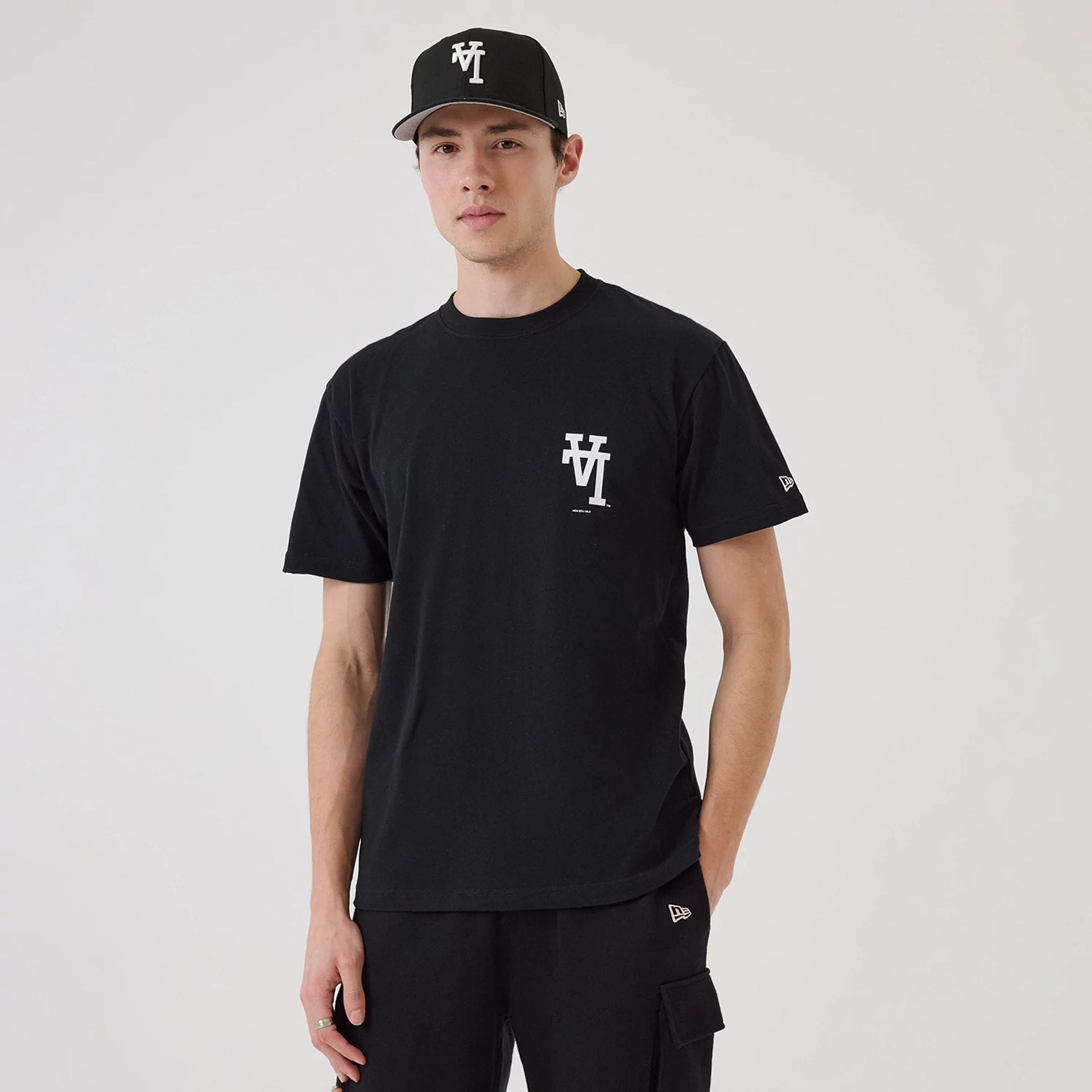 LA Dodgers MLB Upside Down Black T-Shirt-kentox