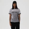 New Era Grid Grey Polo T-Shirt-kentox