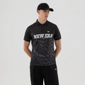 New Era Grid Black Polo T-Shirt-kentox