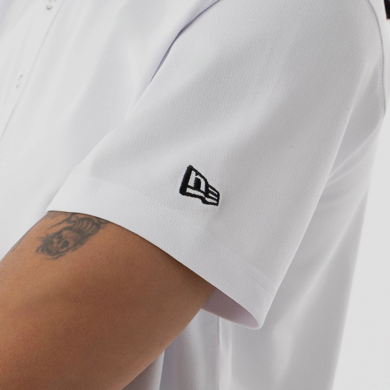 New Era Kanoko White Polo T-Shirt-kentox