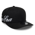 New Era Big Script Black 9SEVENTY Stretch Snap Adjustable Cap-kentox