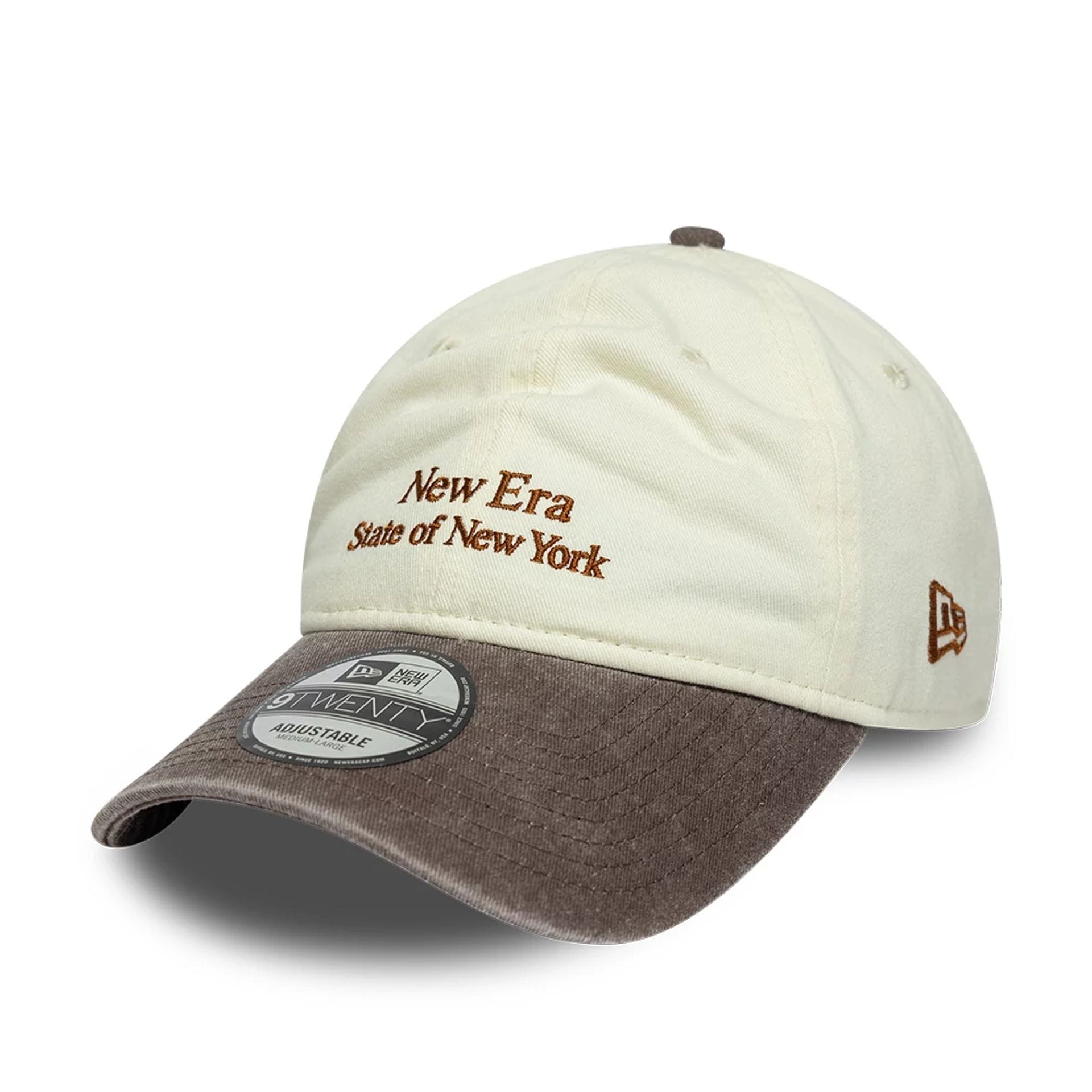 New Era State Of N.Y Cream 9TWENTY Adjustable Cap-kentox
