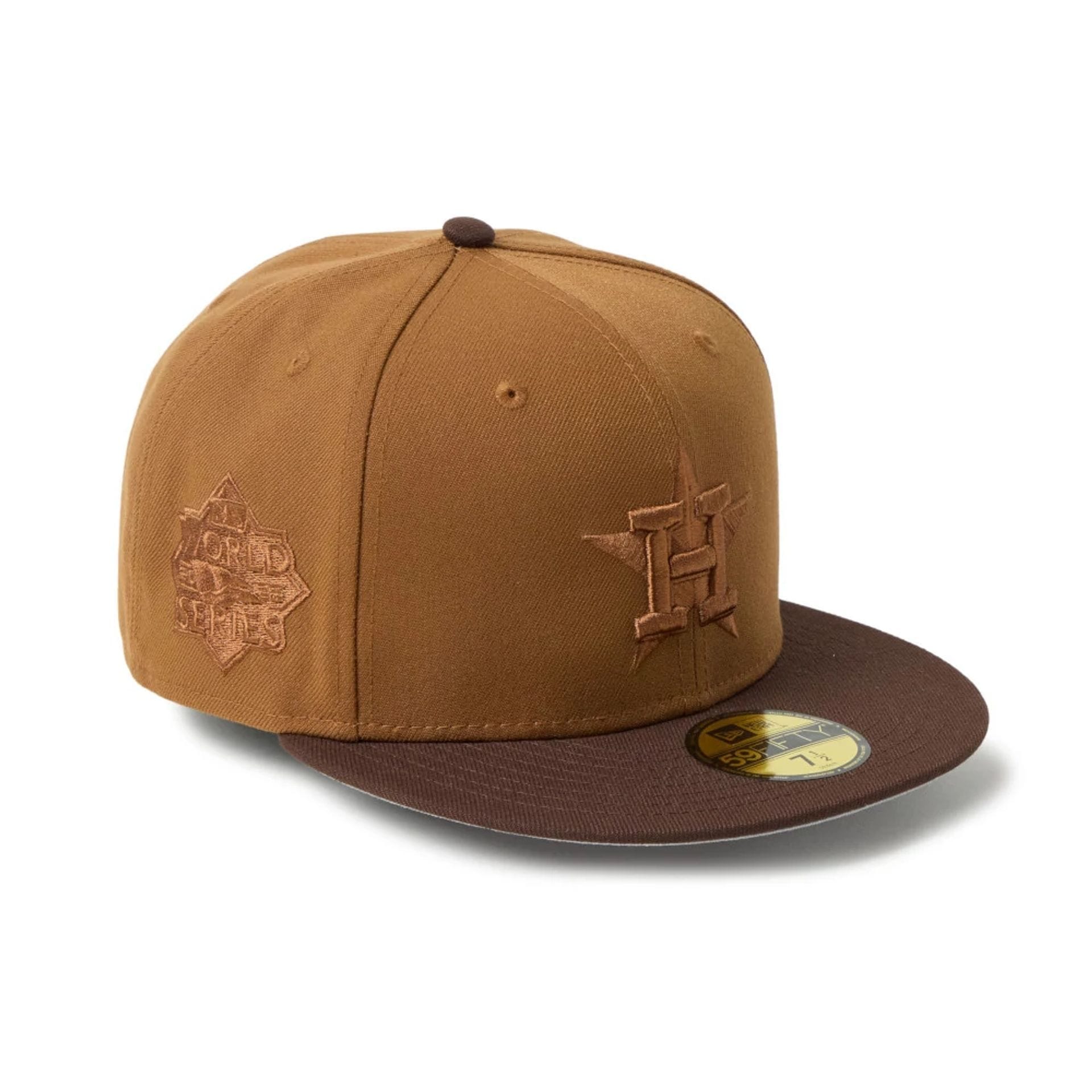 Houston Astros MLB Brown 59FIFTY Fitted Cap-kentox