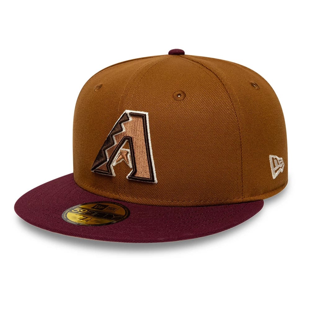 Arizona Diamondbacks MLB Mocha Mousse Dark Beige 59FIFTY Fitted Cap-kentox