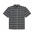 New Era Check Black Short Sleeve Shirt-kentox