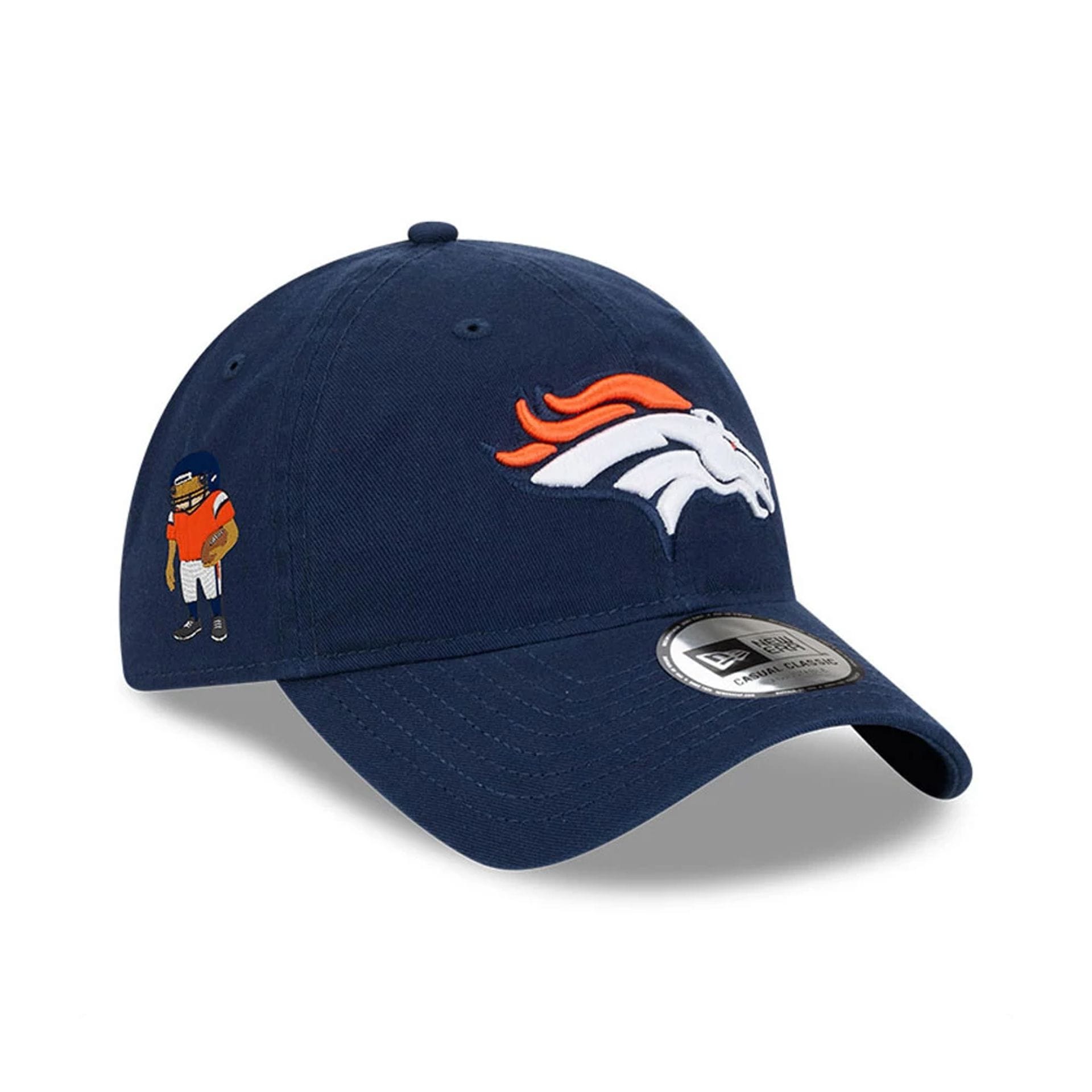 Denver Broncos NFL X Bad Bunny Navy Casual Classic Adjustable Cap-kentox