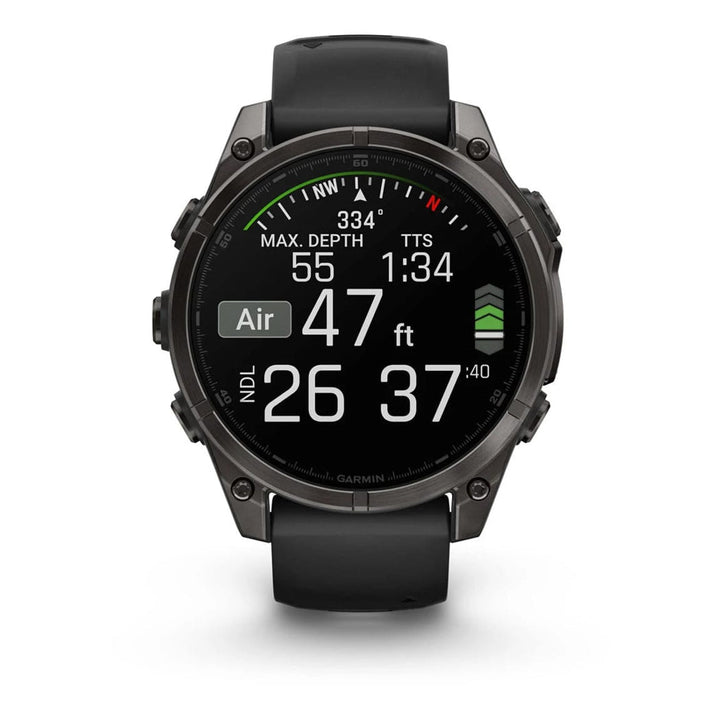 Garmin 010-02904-20 Fenix 8 47mm AMOLED Sapphire Carbon