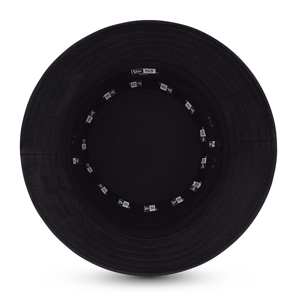 New Era Essential Black Bucket Hat-kentox