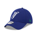 Yard Goats MiLB Batting Practice Dark Blue 39THIRTY Stretch Fit Cap-kentox