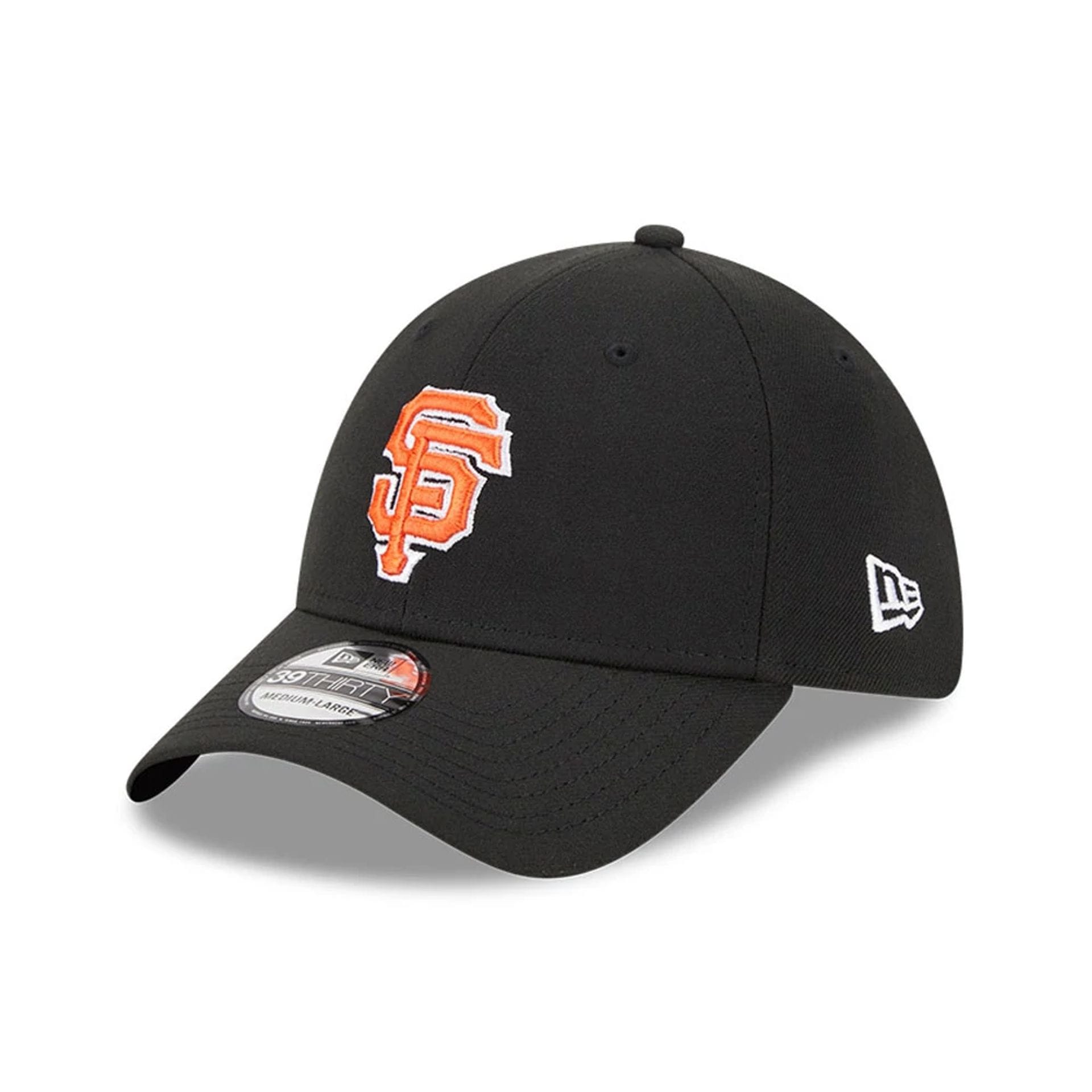 San Francisco Giants MLB Evergreen Black 39THIRTY Stretch Fit Cap-kentox
