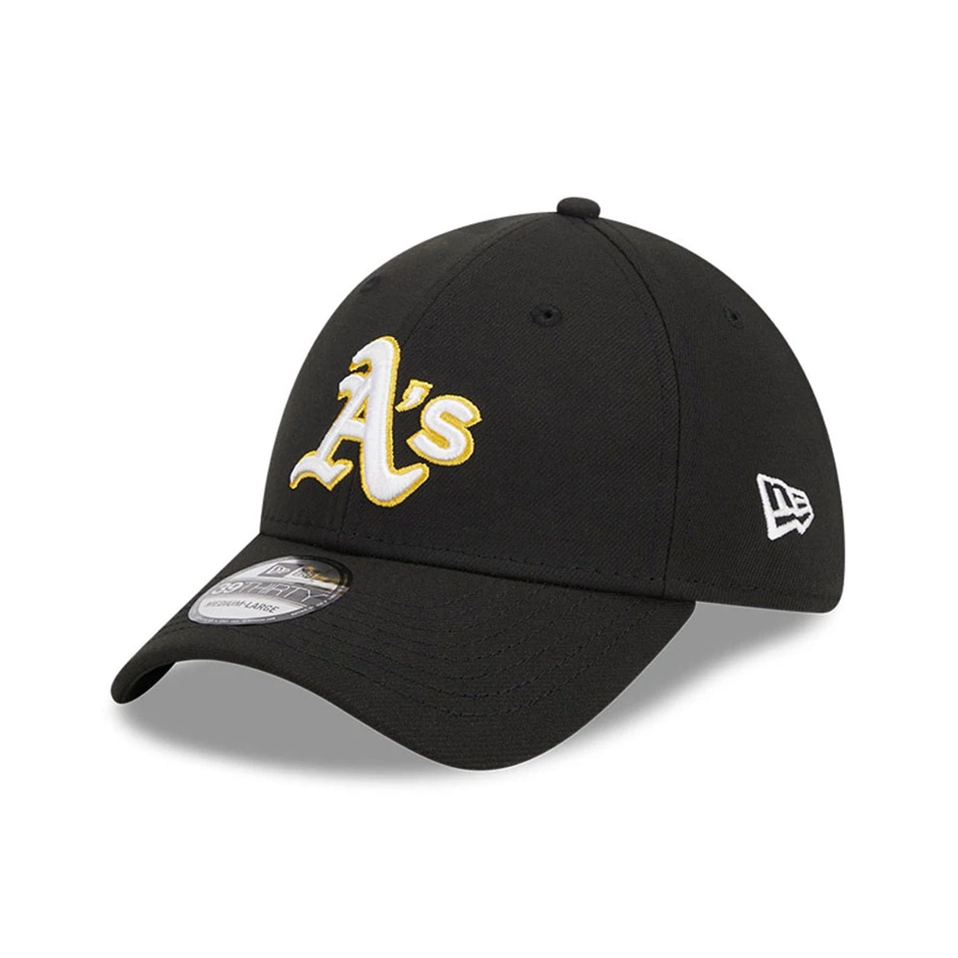 Athletics MLB Evergreen Black 39THIRTY Stretch Fit Cap-kentox