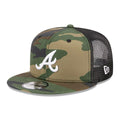 Atlanta Braves MLB Evergreen Camo 9FIFTY Trucker Adjustable Cap-kentox